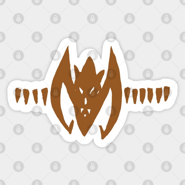 Fett Bat Sticker by DemShirtsTho